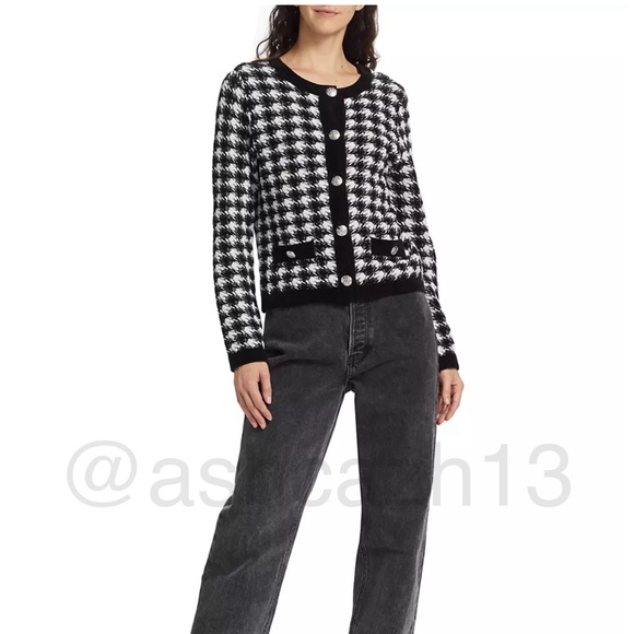 Veronica BeardPrimrose Houndstooth Cardigan